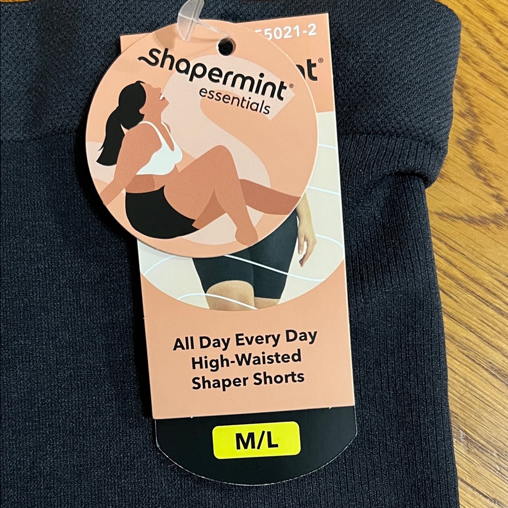 Shapermint Charcoal Women’s Athletic Shorts - Picture 5 of 6